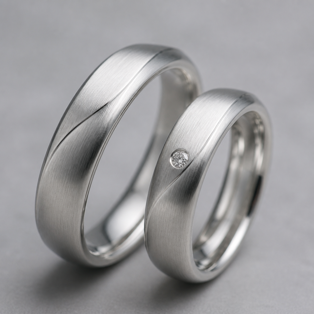 デザインイメージ：シンプルな結婚指輪