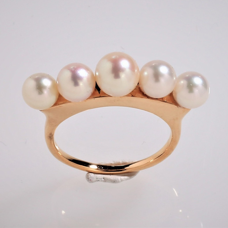 パールネックレス金具交換